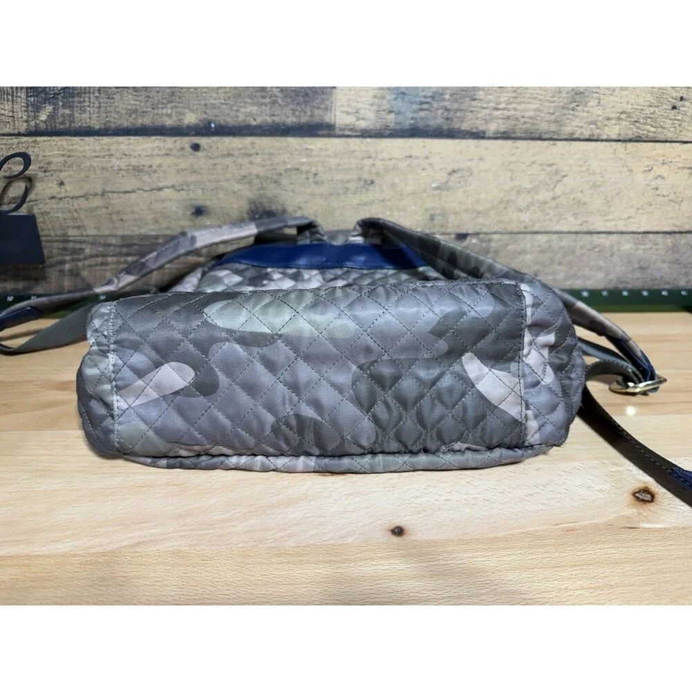 RARE - Tommy Hilfiger Alva Quilted Backpack in Army Green… Outdoor Camo Travel